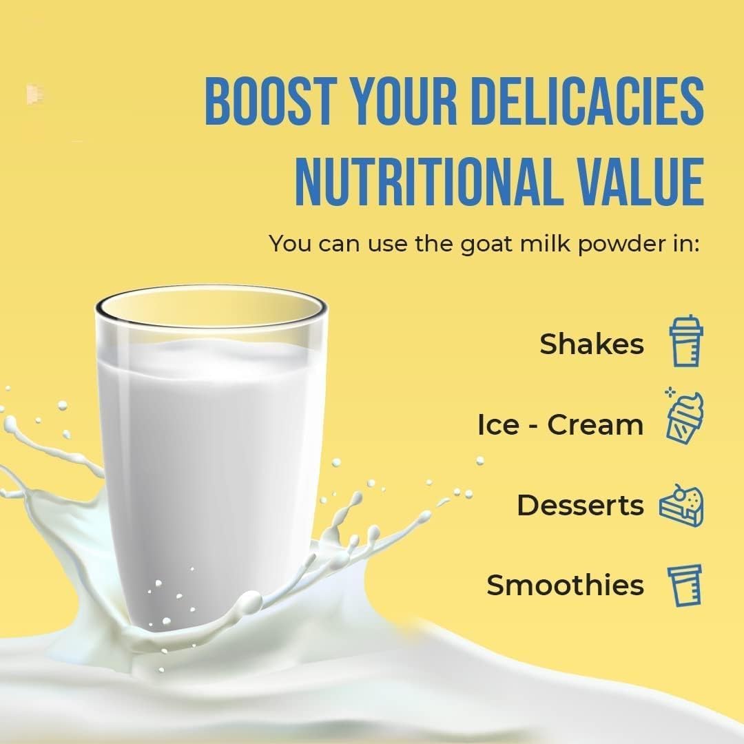SPEC Pure & Natural Goat Milk Powder| Freeze Dried Everyday Milk Powder| Taste of Milk in Fresh Grounded Powder | 50G Milk Powder - Image 5